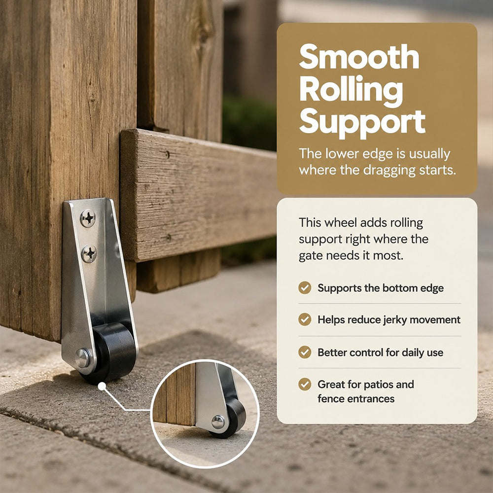 Heavy-Duty Sliding Gate Support Roller