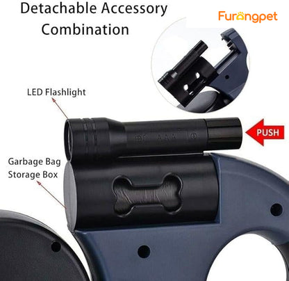 🐕 New Dual-Head Retractable Pet Leash 🐕‍🦺
