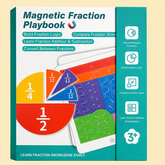 Magnetic Fraction Learning Activity Book for Kids