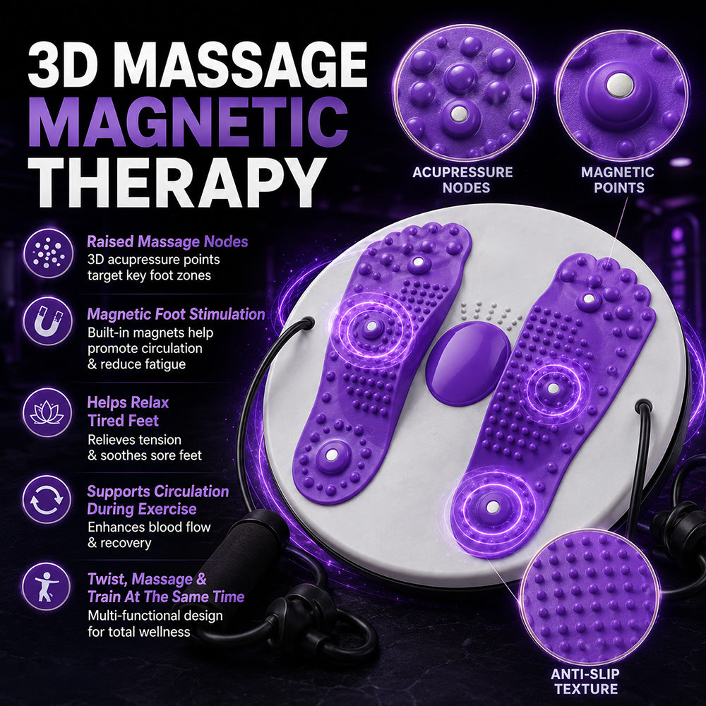 Waist Twisting Balance Board – Massage, Exercise, Fat Burning & Circulation Support