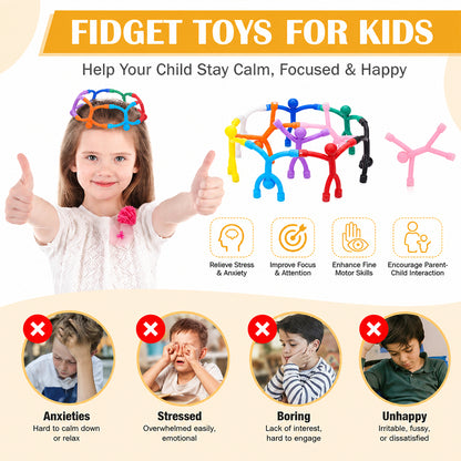 Magnetic Stickman Fidget Toy Set (10PCS)
