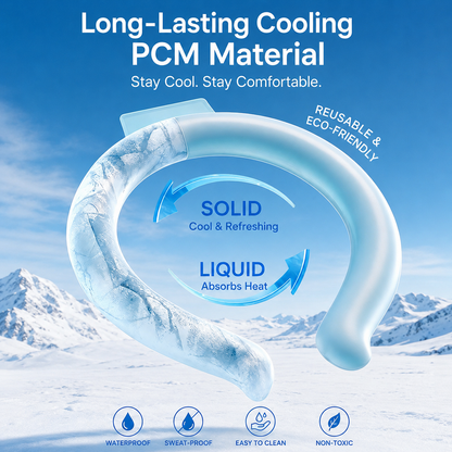 Instant Cooling Ice Ring — Freeze in 10 Min, Stay Cool for Hours