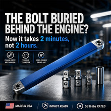 Offset Extension Wrench For Hard-To-Reach Bolts