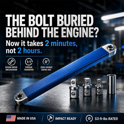 Offset Extension Wrench For Hard-To-Reach Bolts✅