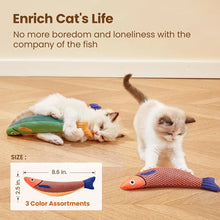 3 Pack Catnip Crinkle Saury Fish Cat Toys
