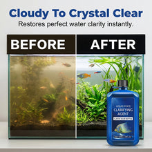 🐠 Fast-Acting Aquarium Water Clarifier – Quickly Clears Cloudy Water for a Crystal-Clear Tank