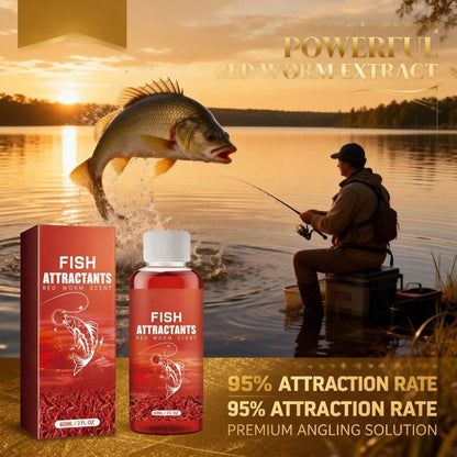🎣Concentrated Red Worm Fishing Attractant – Draw More Fish, Faster Bites