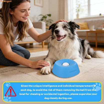 Furongpet™ No-Spill Rolling Ball Dog Licking Bowl for Treats