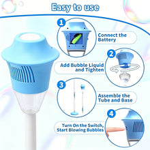 Kids Automatic Bubble Machine with Lights & Music