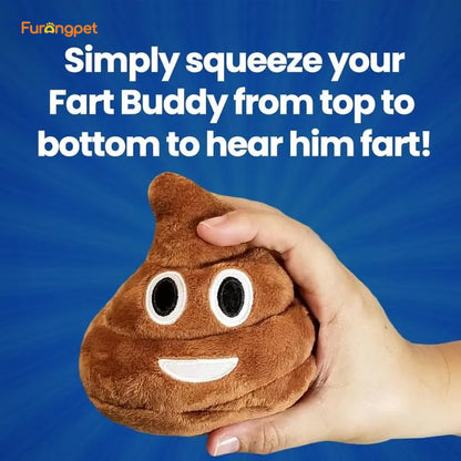 💩🤣 Farting Plush Poop Toy with Sound for Kids & Pets