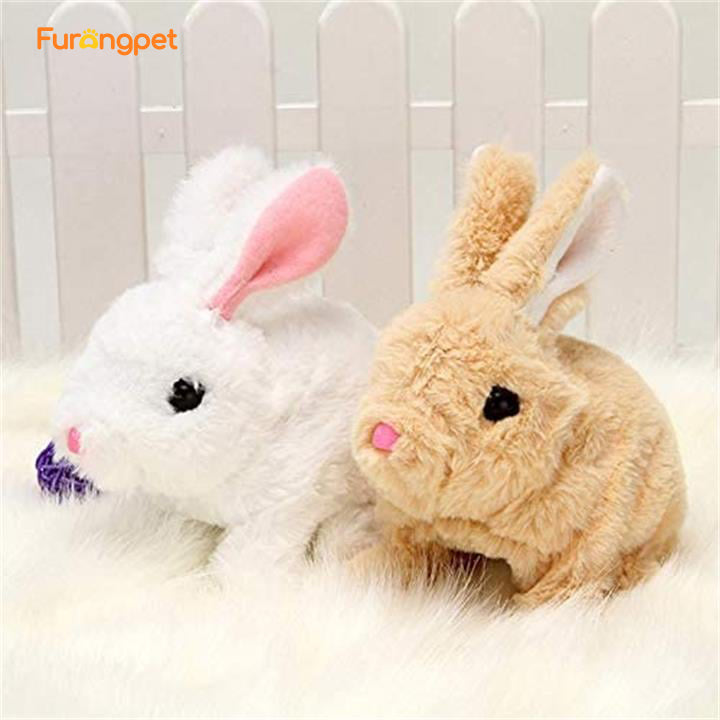 Interactive Walking and Talking Bunny Toy for Pets