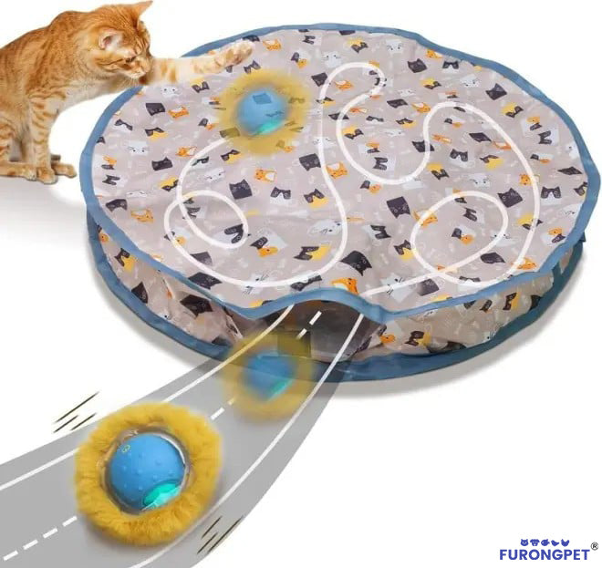 Interactive Cat Toy Ball Fast Rolling