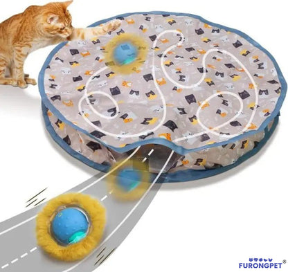 Interactive Cat Toy Ball Fast Rolling