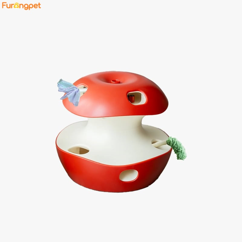 🍎 Interactive Apple Cat Toy – Fun Prey Play for Curious Kitties!✨