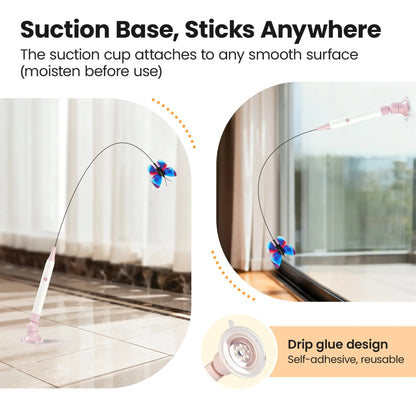 Furongpet™ Interactive Butterfly Wand: Spark Their Hunting Instinct