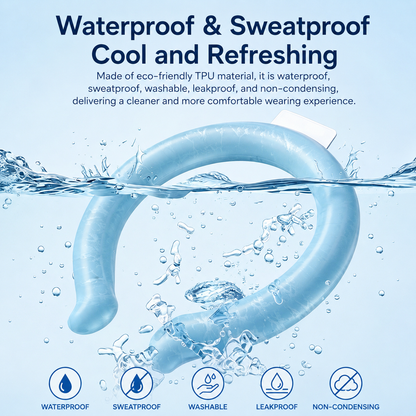 Instant Cooling Ice Ring — Freeze in 10 Min, Stay Cool for Hours