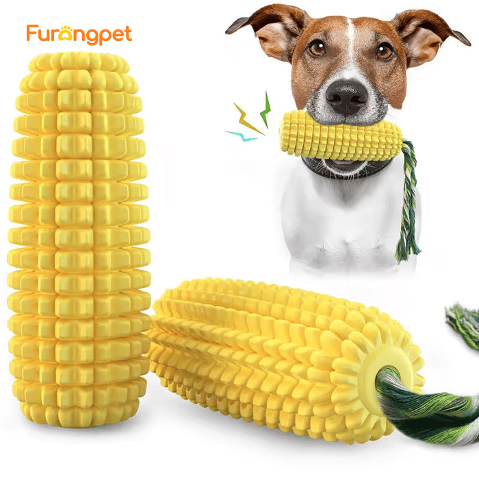 Durable TPR Corn Dog Chew Toy🌽