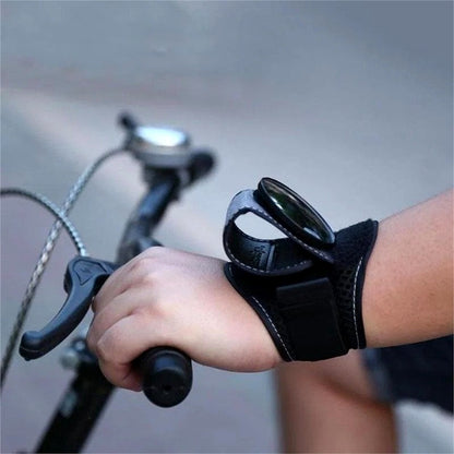 🚴 Bicycle Wrist Rearview Mirror ✅ Adjustable Safety Reflector for All Riding