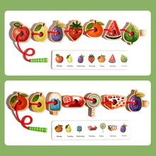 Montessori Caterpillar Lacing Toy