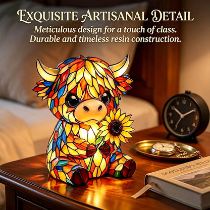 🐂Creative Highland Cow LED Night Light🌻