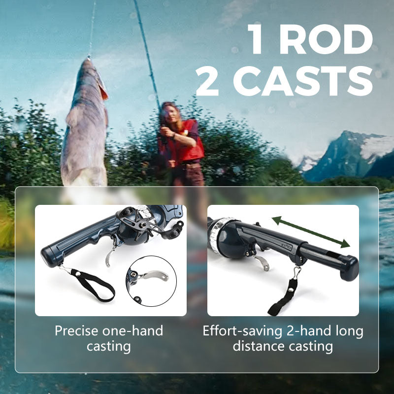 2026 Best Seller | Foldable Fishing Rod – Never Miss Another Cast!