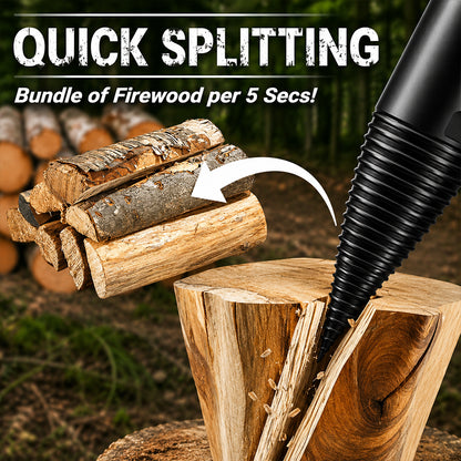 🛠️⚡Durable Drill Set Makes Quick Work of Logs