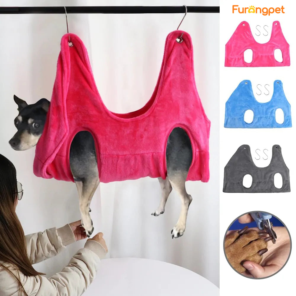 Furongpet™ Stress-Free Pet Grooming Hammock & Restraint Bag