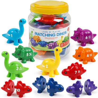 🦖 Dinosaur Matching Learning Toy Set