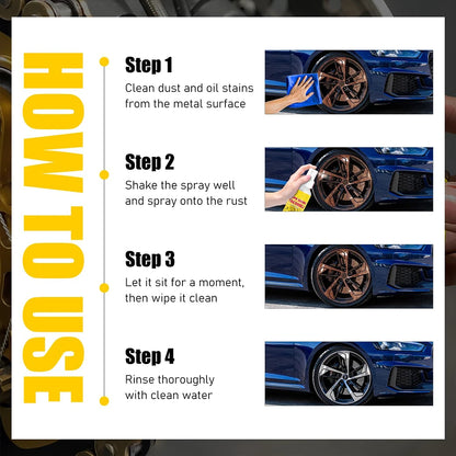 Multi Use Anti-Rust Spray Remove Rust Lubricate Metal Car Tools