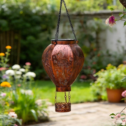 🌞 Solar Hot Air Balloon Garden Lantern