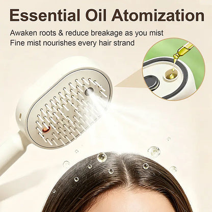 ✨ Electric Spray Air Cushion Massage Hair Comb