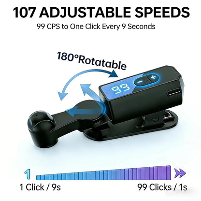 Rechargeable Auto Screen Tapper for TikTok, iPhone, iPad & Android, 107 Adjustable Speeds