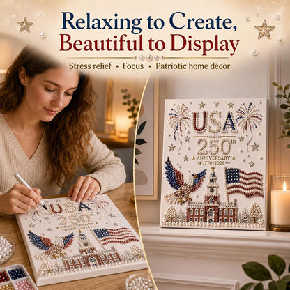 USA 250th Anniversary DIY Pearl Painting Kit