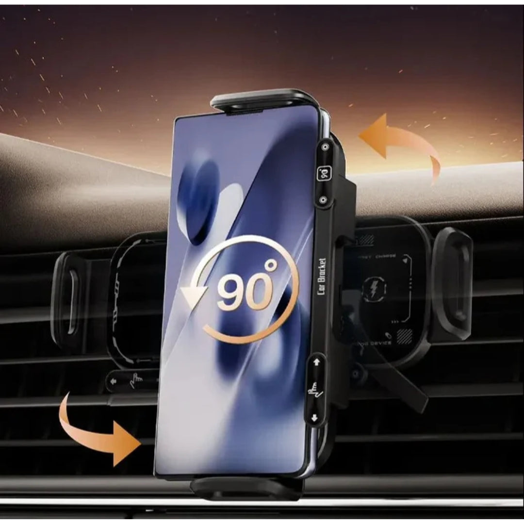 VNSPORT 360° Rotating 15W Wireless Car Charger Mount