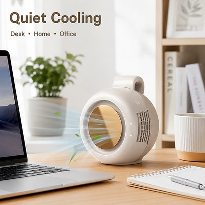 Portable Silent Mini Bladeless Fan Stay Cool Anywhere, Anytime