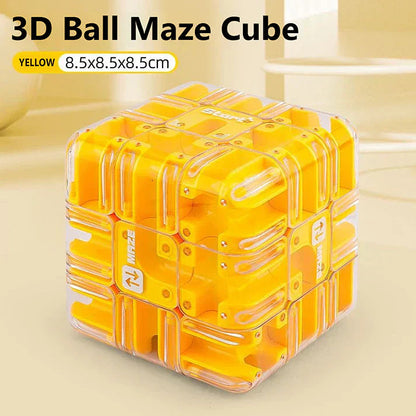 3D Maze Puzzle Cube Challenge