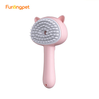 Rechargeable Mist Pet Grooming Brush for Dogs & Cats