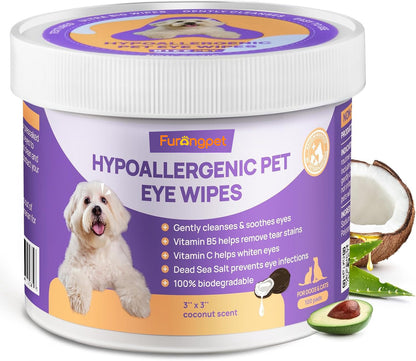 Furongpet™ Pet Eye Wipes for Dogs & Cats