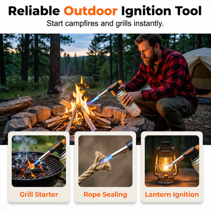 Portable Adjustable Butane Torch Lighter