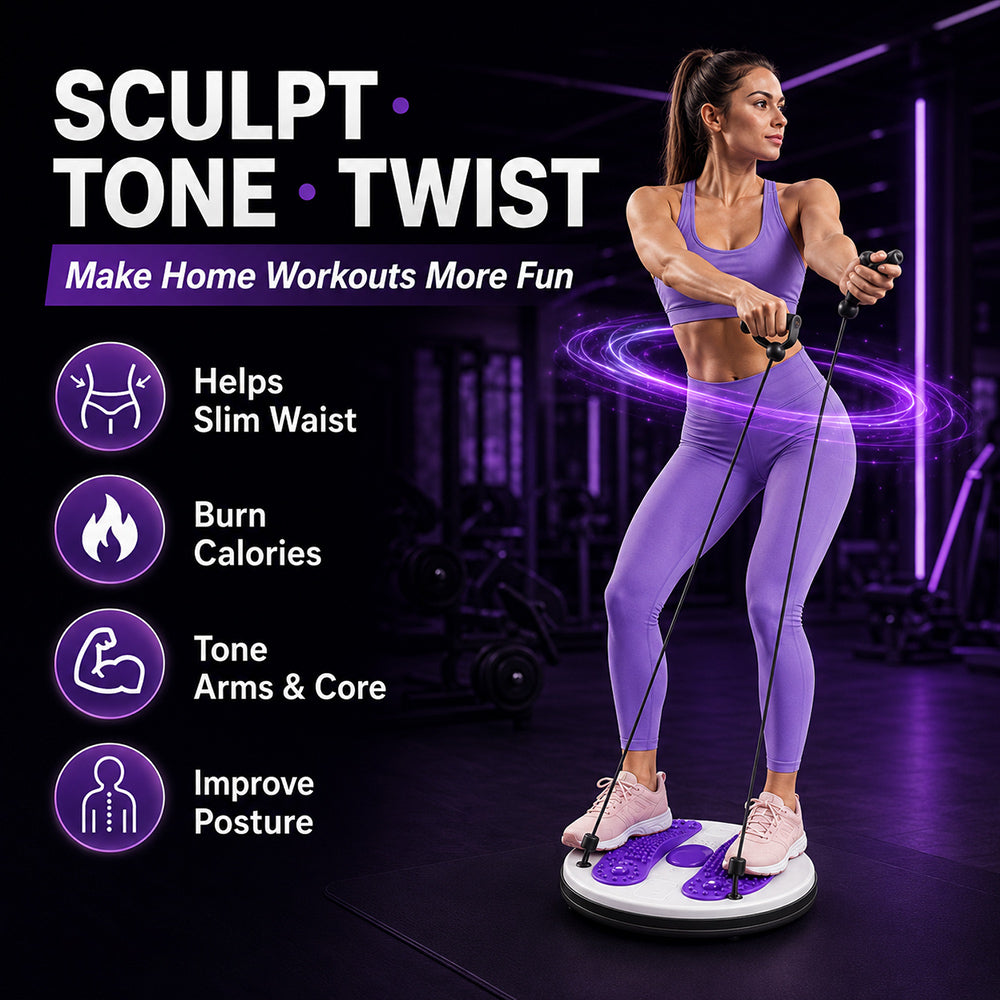 Waist Twisting Balance Board – Massage, Exercise, Fat Burning & Circulation Support