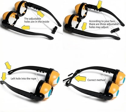 4 Pcs Crazy Eyes Glasses