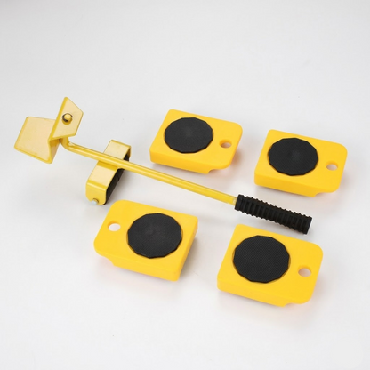 600 Lbs Furniture Moving Lifter Dolly with 360° Wheels for Heavy & Peel Stick Floors