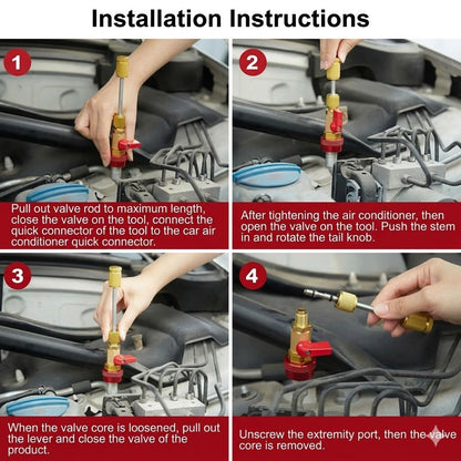 AC Valve Core Remover Tool