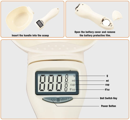 Digital Weighing Spoon for Food Measuring