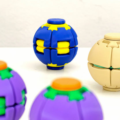 Press-to-Spin Stress Relief Fidget Ball