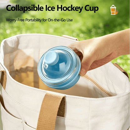Collapsible Silicone Ice Ball Drinking Cup
