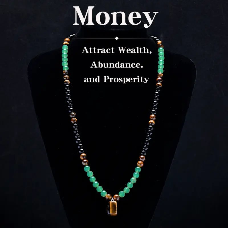 ✨ Money Attraction Necklace With Green Aventurine