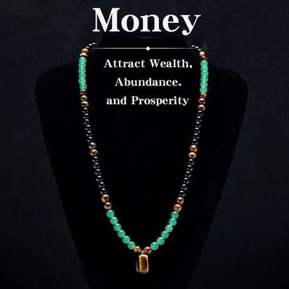 ✨ Money Attraction Necklace With Green Aventurine