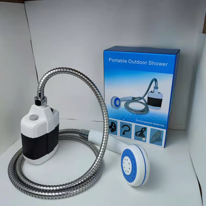 Camping Essentials – Portable Camping Shower with Water Pump
