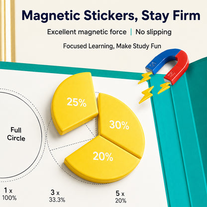 Magnetic Fraction Learning Activity Book for Kids
